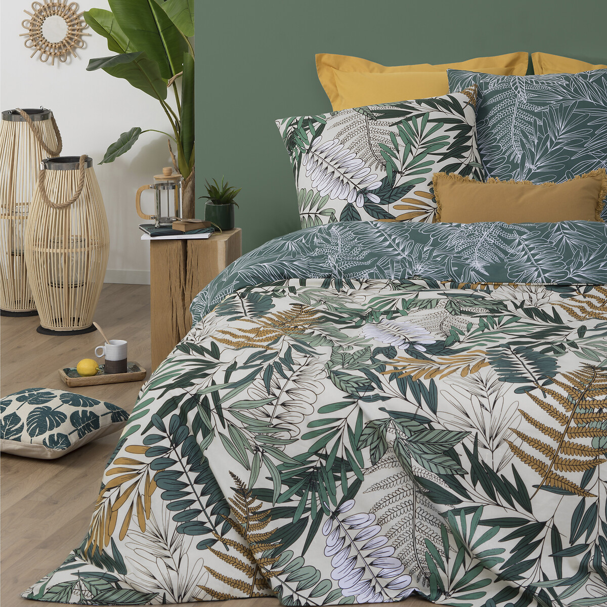 Capa de edredão e capas de almofada TROPIK