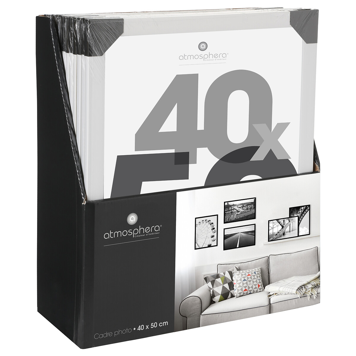 Moldura para fotos branca 40x50cm