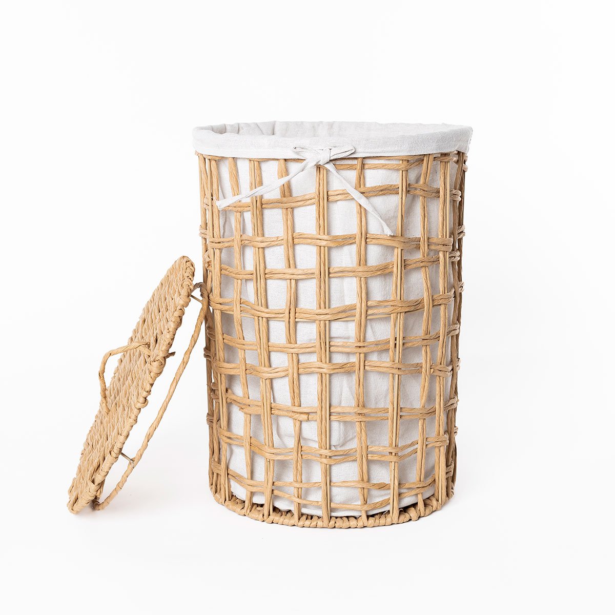 Cesto roupa wc natural 35x48cm