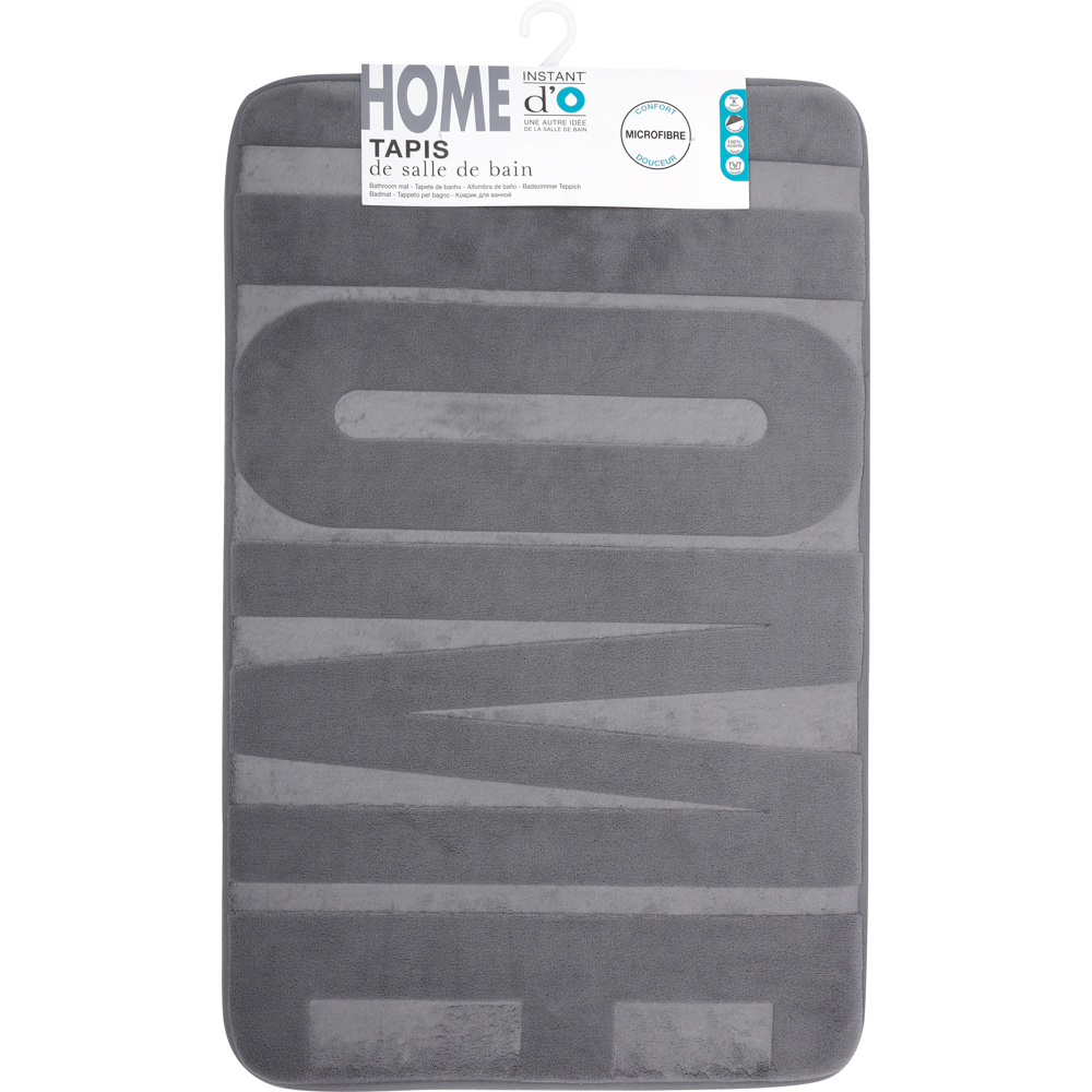 Tapete Wc Cinza 80x50cm