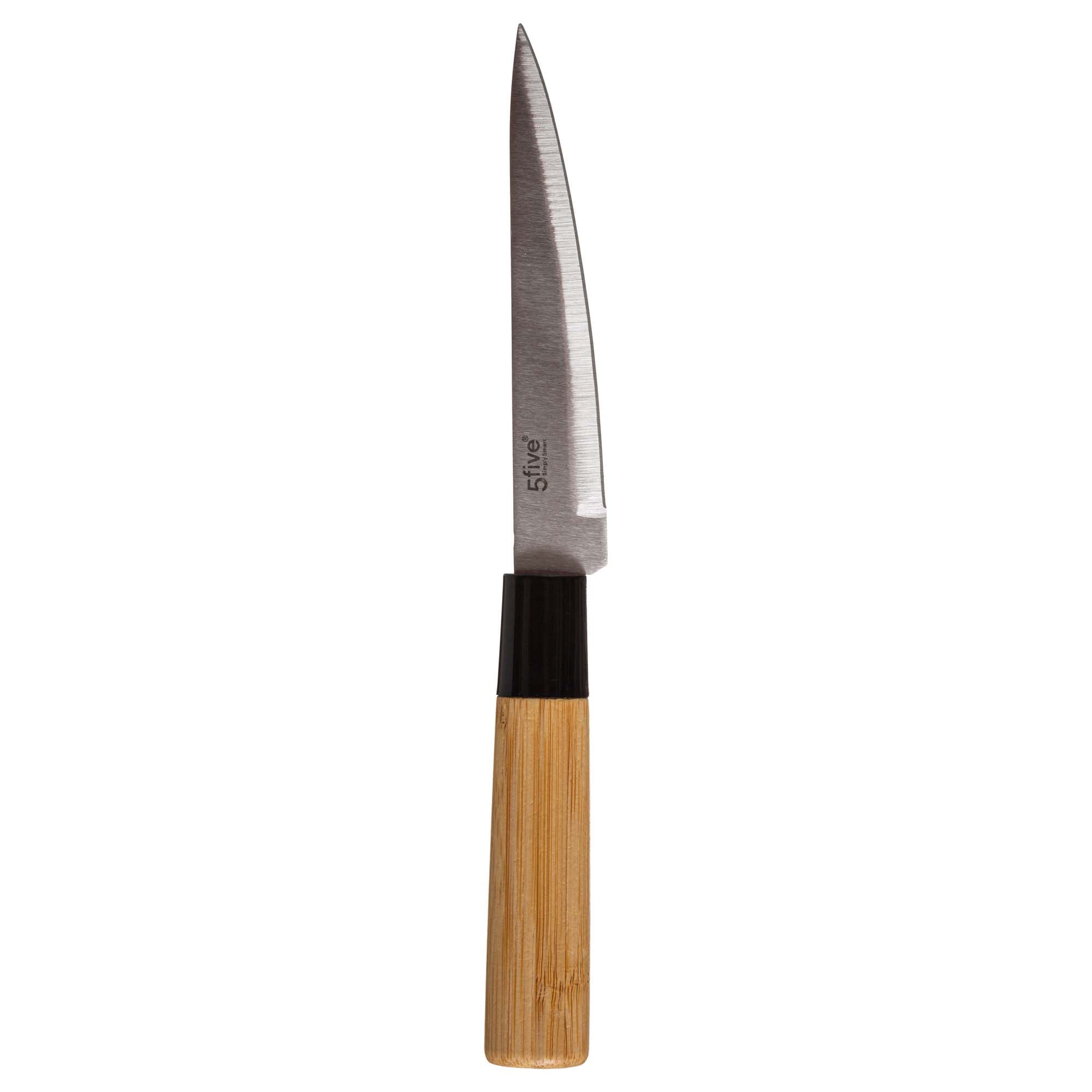T&aacute;bua em bambu com 3 facas