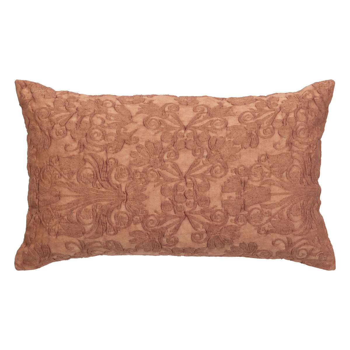 Almofada JACQUARD stonewash rosa velho 30x50cm