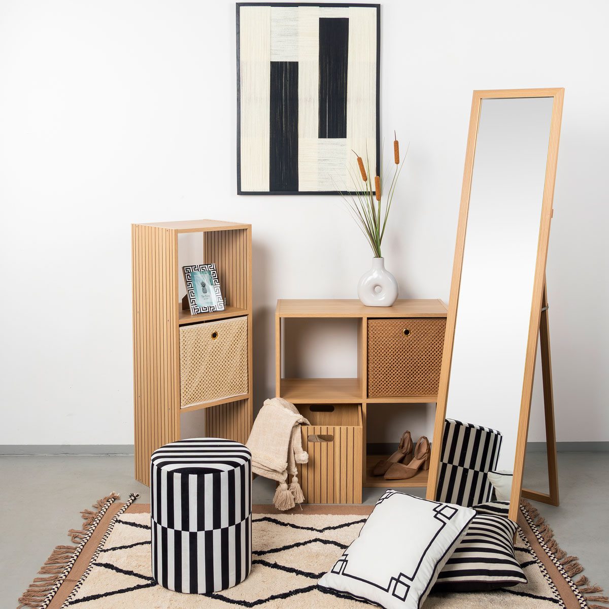 Espelho MIX TASSO natural 155cm