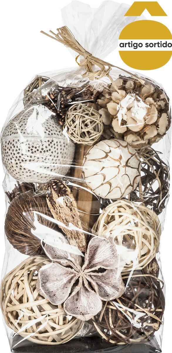 Bolas decorativas natural 500g