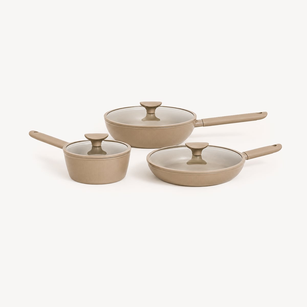 Trem de cozinha 5 pe&ccedil;as ESSENCE taupe