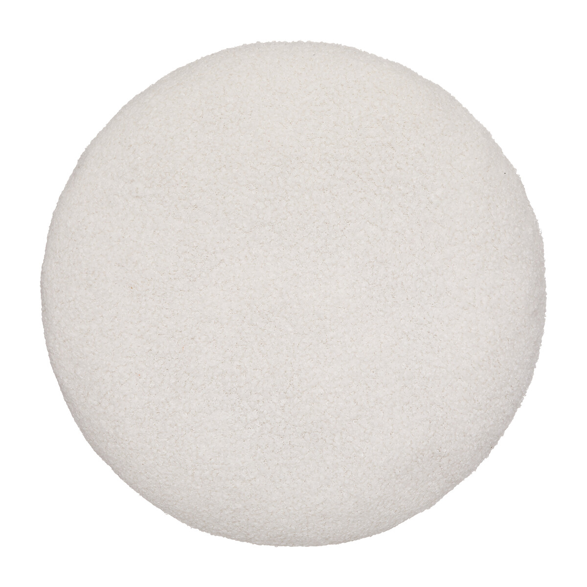 Almofada boucl&eacute; marfim 40 cm