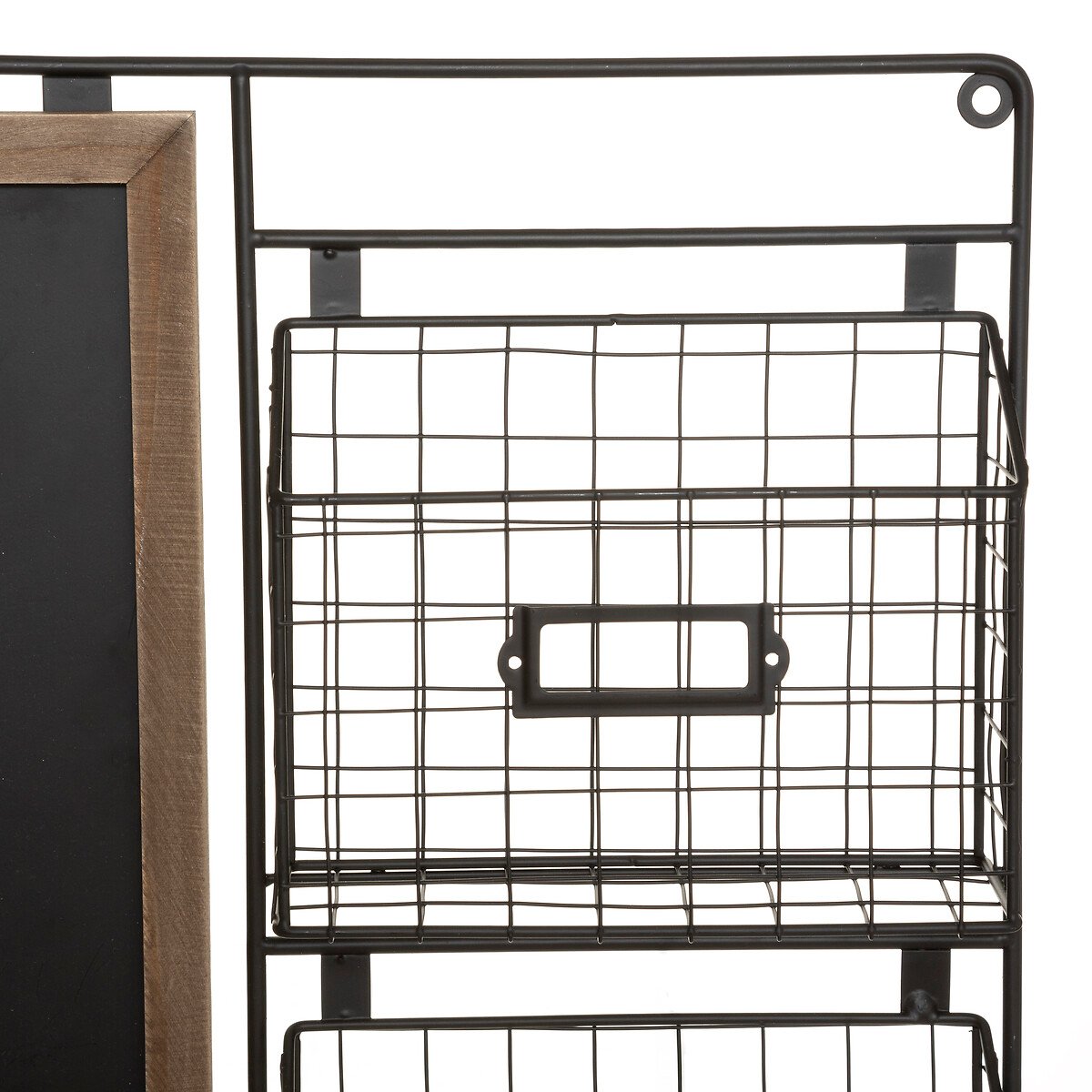 Memo ardósia com cestos de arrumação,  Memo ardósia com cestos de arrumação