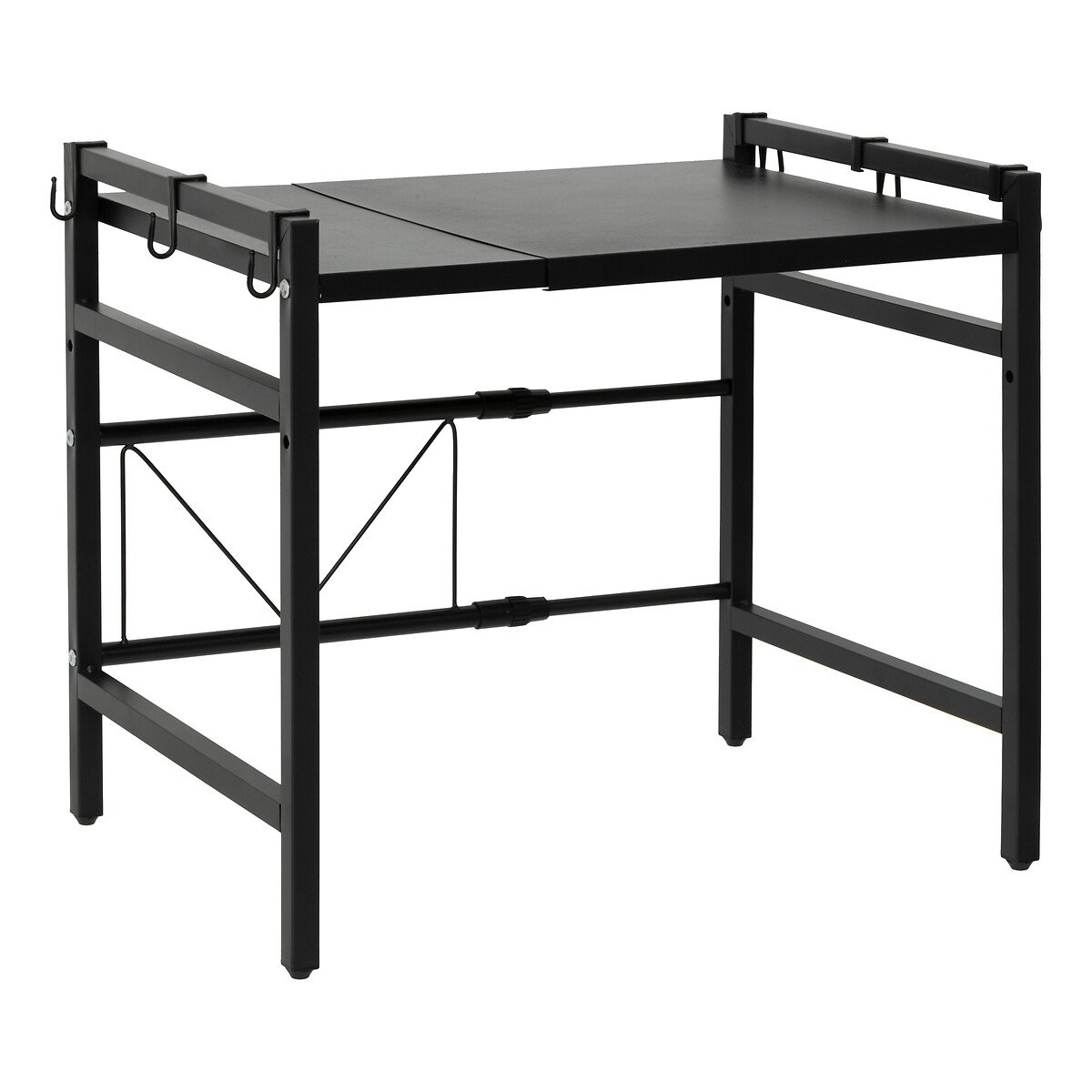 Prateleira para microondas preto