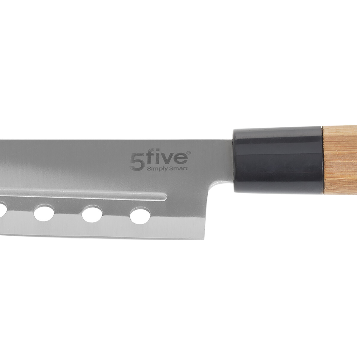 Faca SANTOKU com cabo em bambu