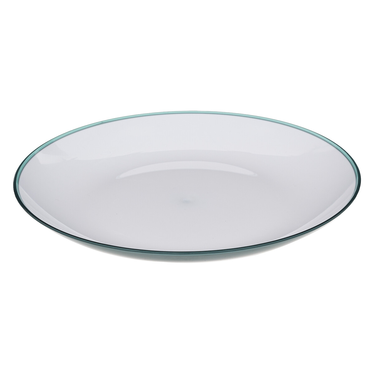 Prato raso SQUARE azul 25cm