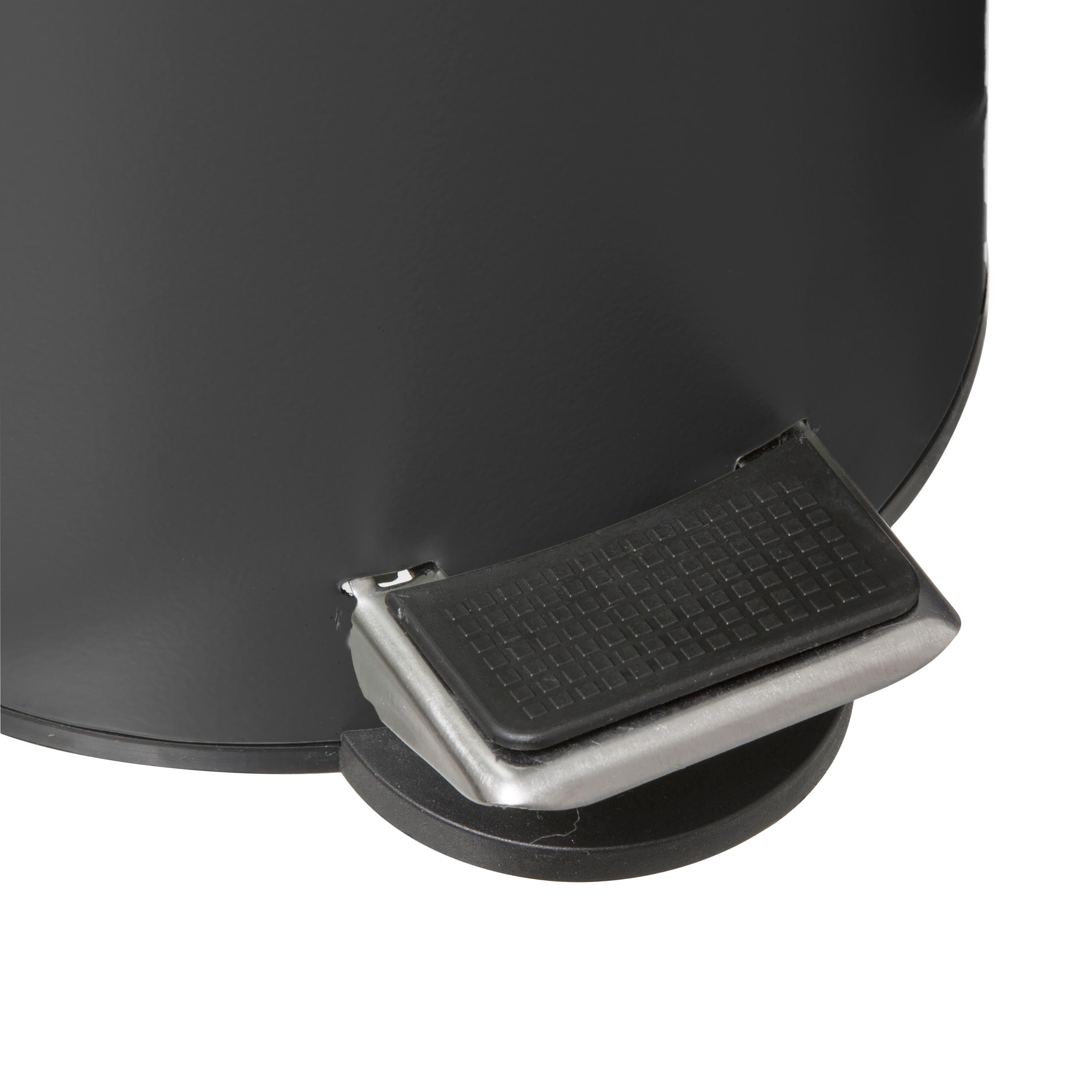 Balde metal cinza softclose