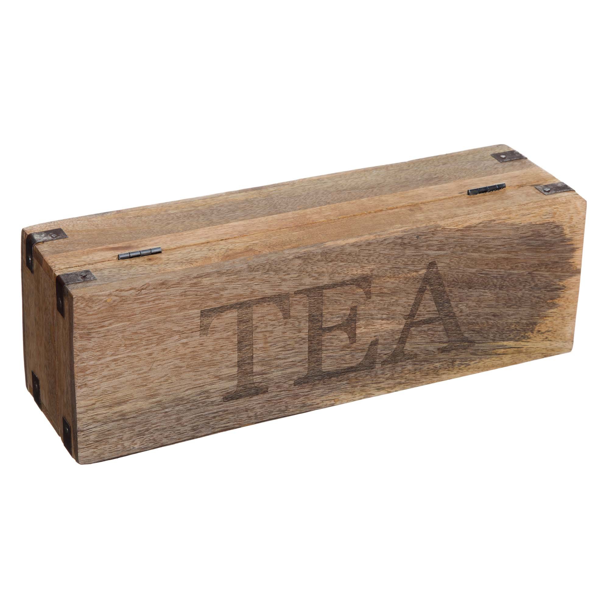 Caixa para ch&aacute; mangoo 9,5x10,3x32cm