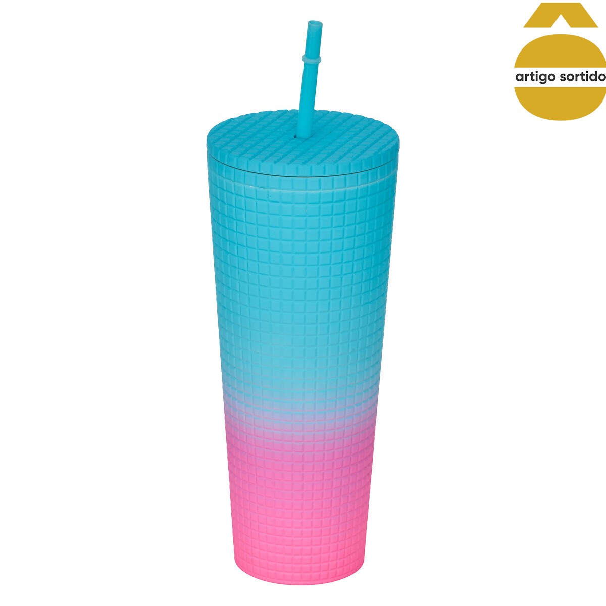 Copo t&eacute;rmico com palhinha 70cl