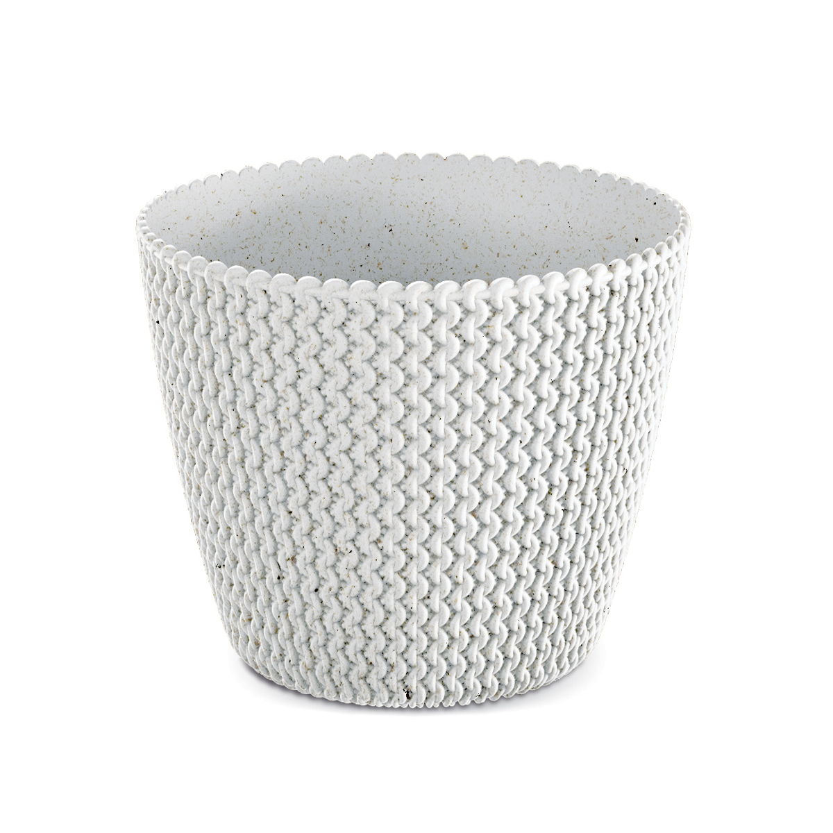 Vaso SPLOFY branco eco wood 19cm
