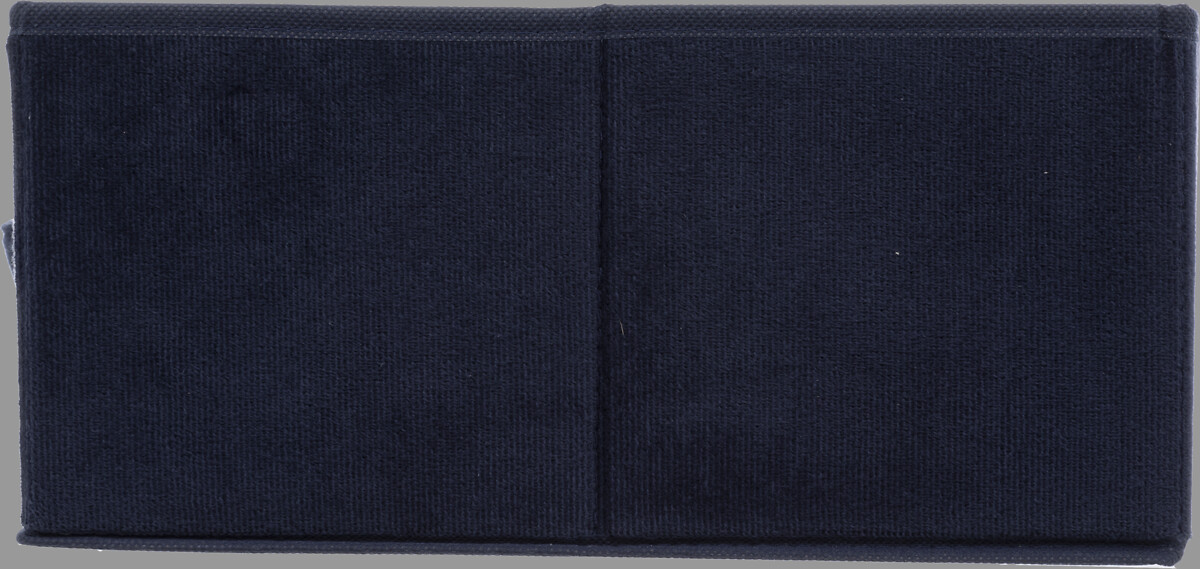 Caixa de arruma&ccedil;&atilde;o azul marinho veludo