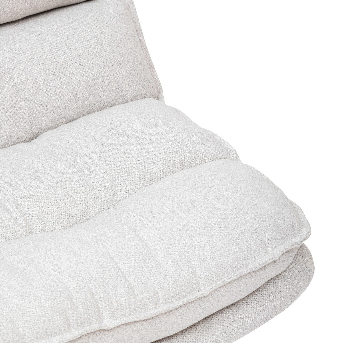 Poltrona girat&oacute;ria cinza em tecido 74,5x64x87cm