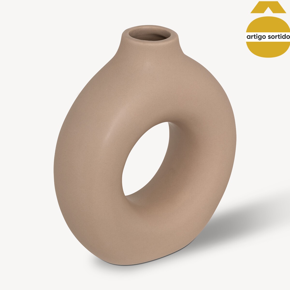 Vaso ZIYA em cer&acirc;mica 15cm