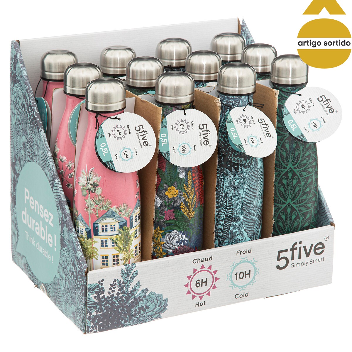 Termo para líquidos em inox 0,5l