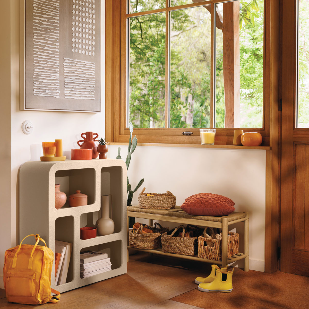 Estante SOLEYA bege em mdf