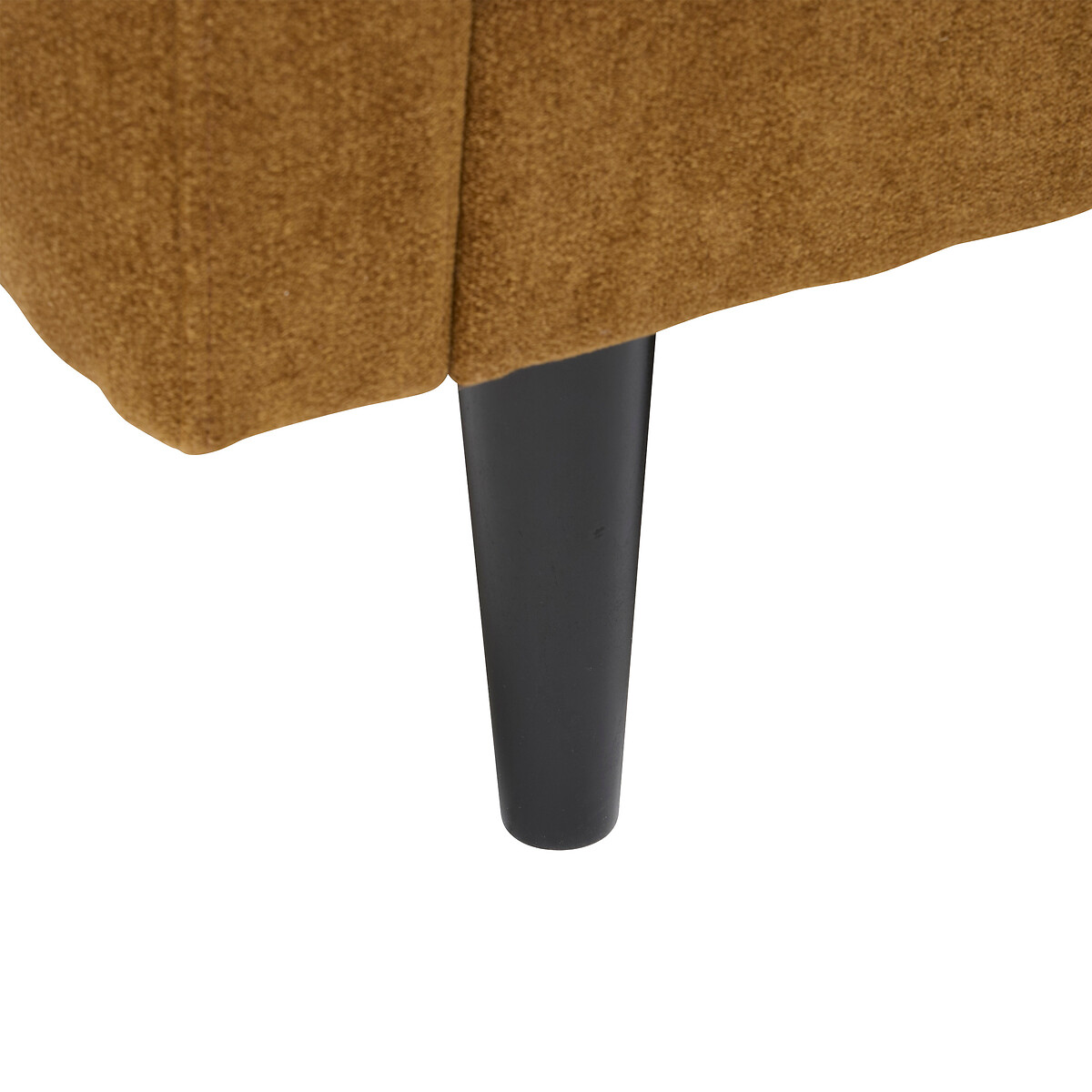 Sofá CANDICE ocre em poliéster 194x96x85cm