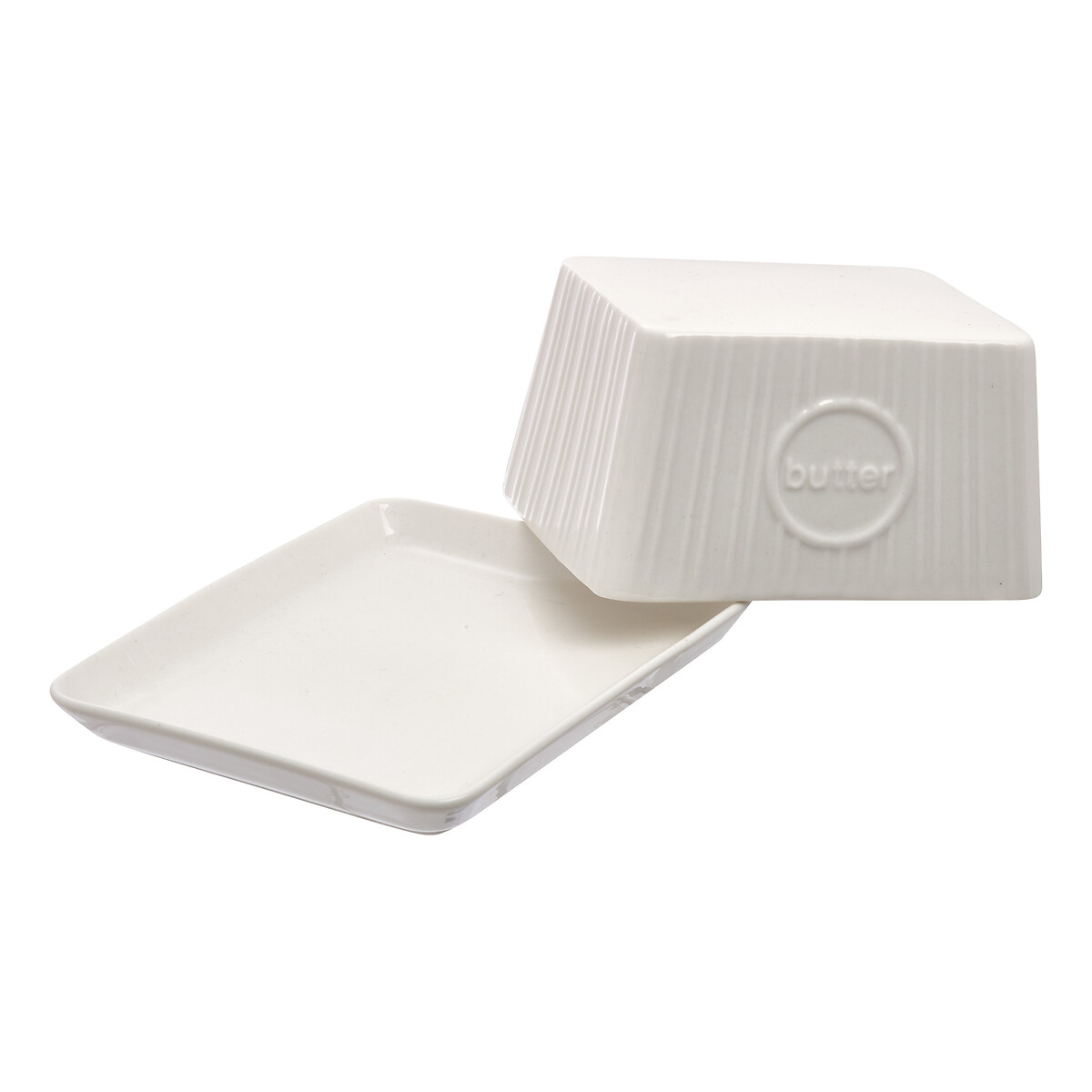 Manteigueira com tampa CERA branca