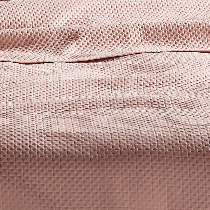 Colcha e 2 capas de almofada DOLCE VITA rosa claro 240x260cm