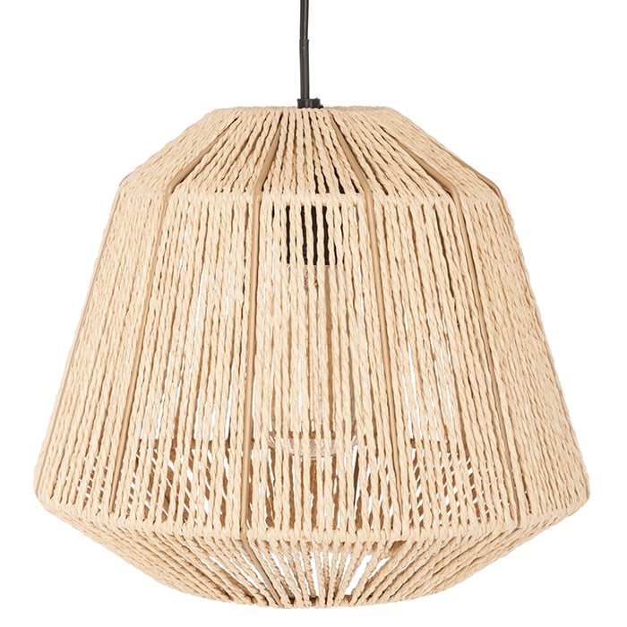 Candeeiro de teto etnic JILY redondo em corda