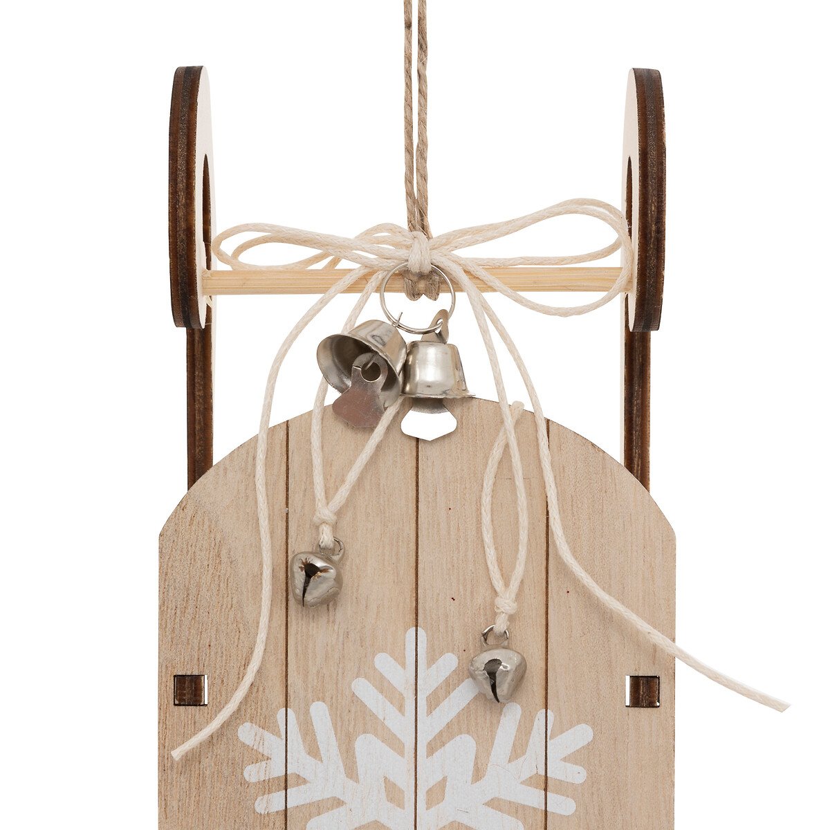 Pendurante trenó com floco de neve 20cm