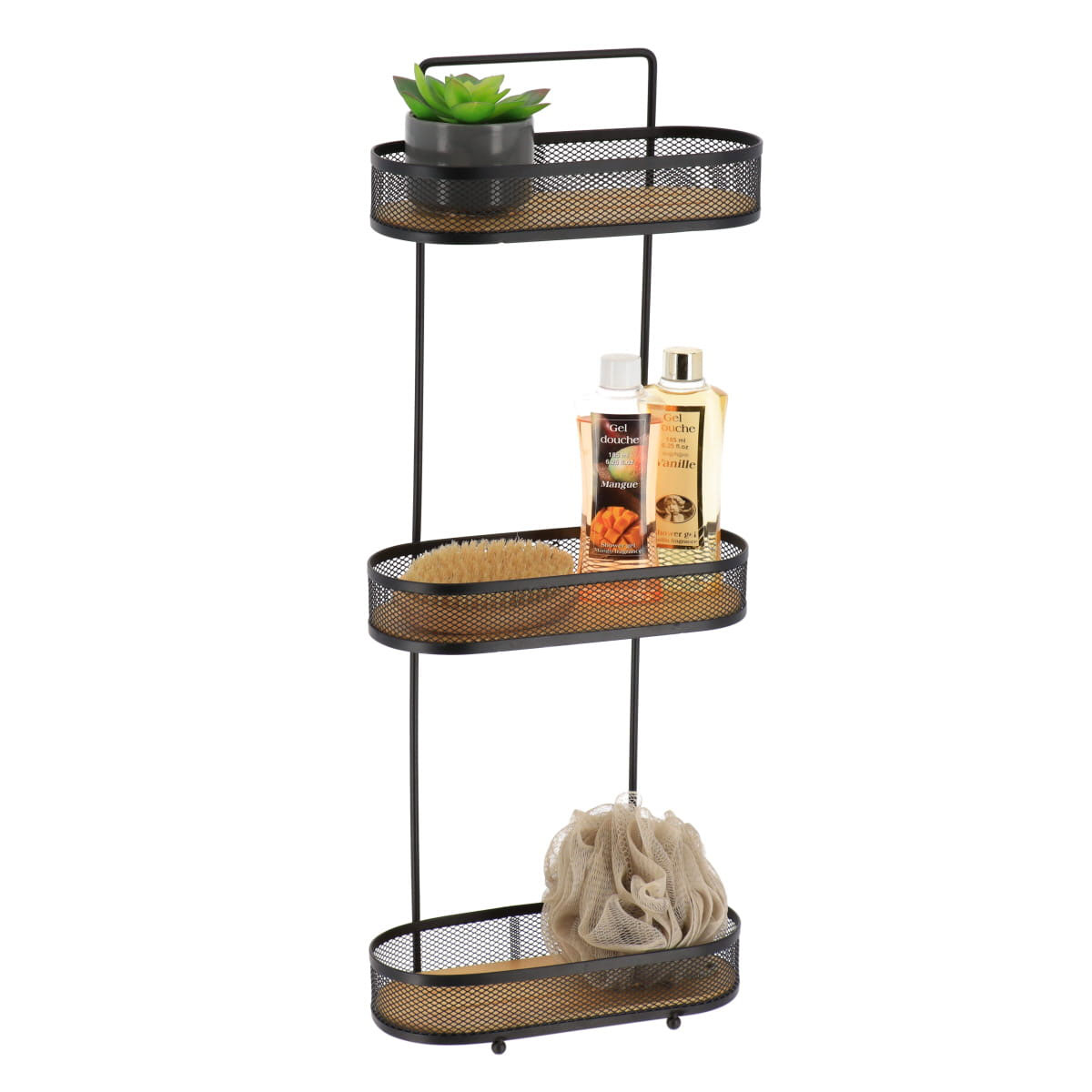 Suporte wc oval preto