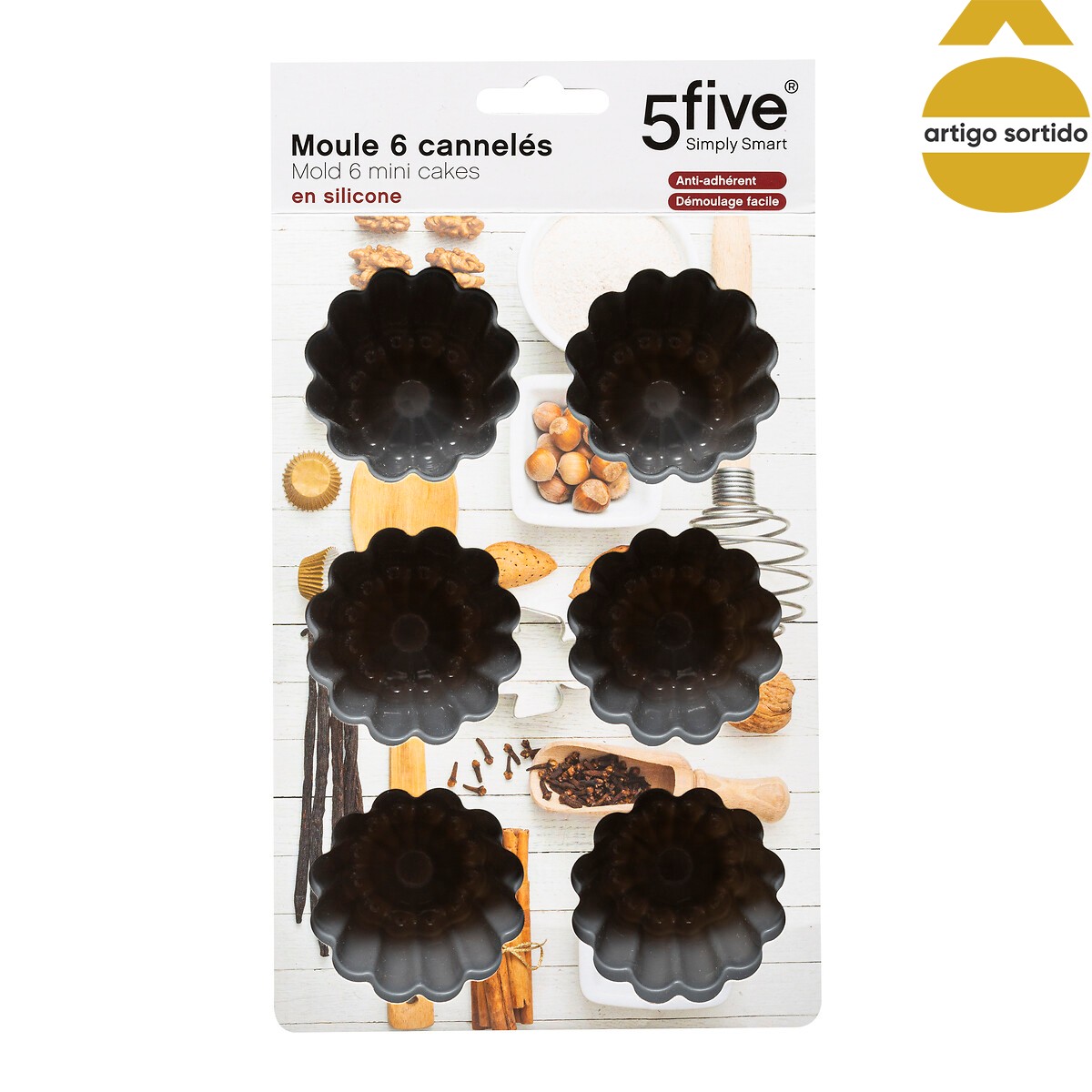 Forma em silicone m&eacute;dia