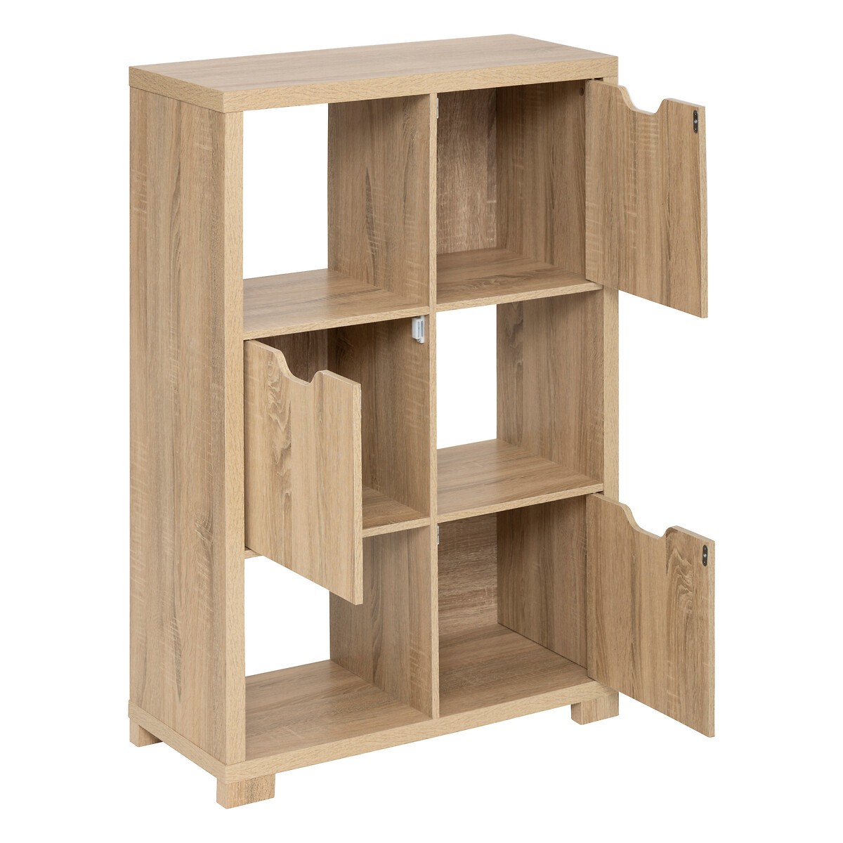 M&oacute;vel BIVOAK castanho com 6 cubos