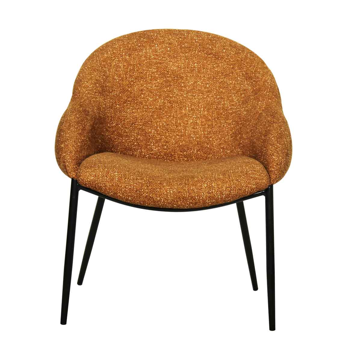 Cadeirão PRIENE amarelo em tecido