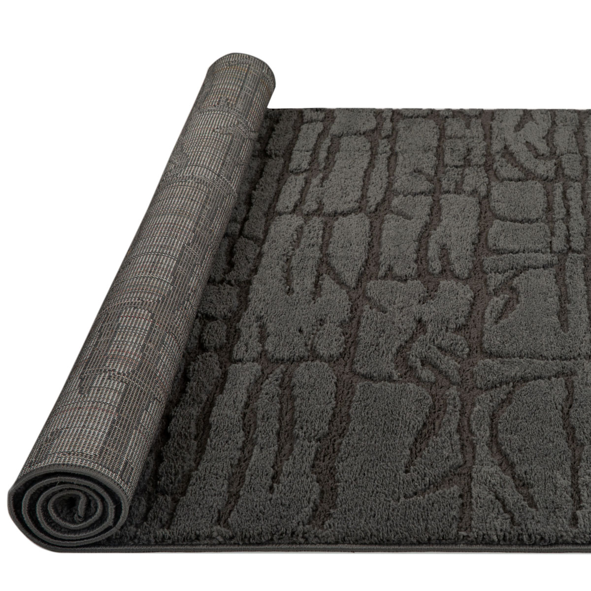 Tapete LOY cinza escuro 80x150cm