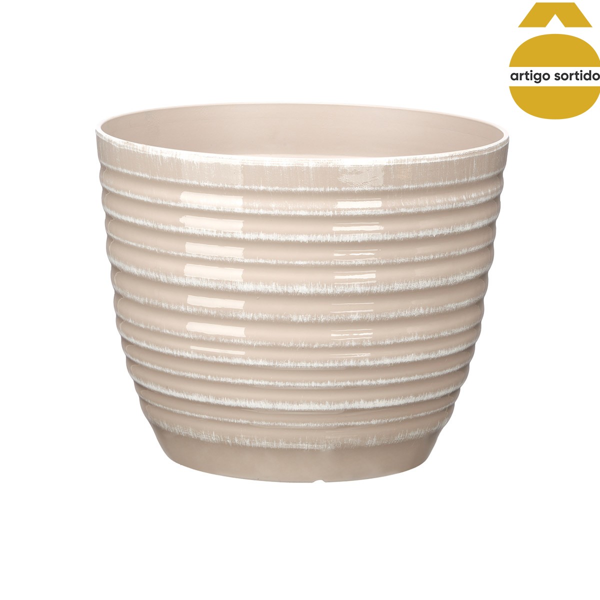 Vaso plástico 3 cores sortidas