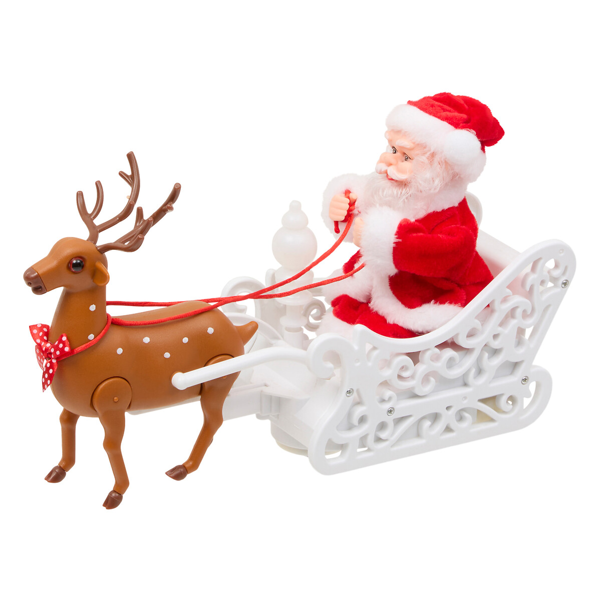 Figura de Pai Natal com tren&oacute;