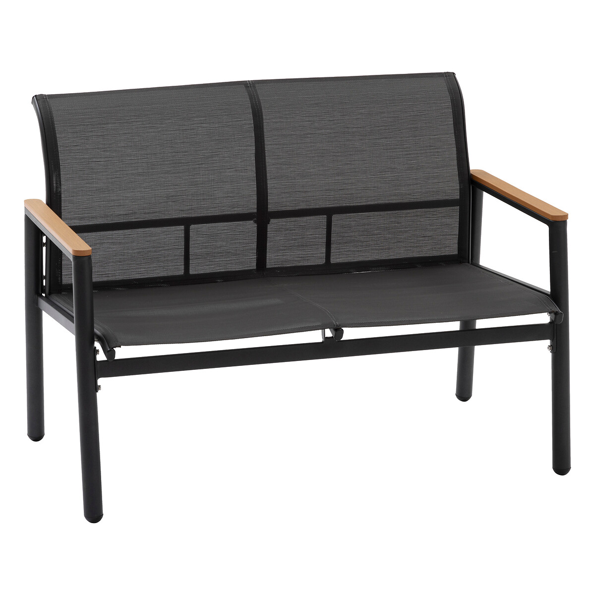 Conjunto de jardim RELAX 4 lugares cinza escuro