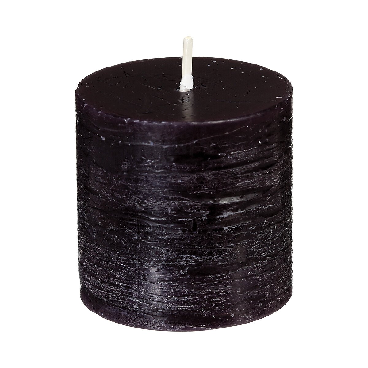 Conjunto 4 velas r&uacute;sticas preto
