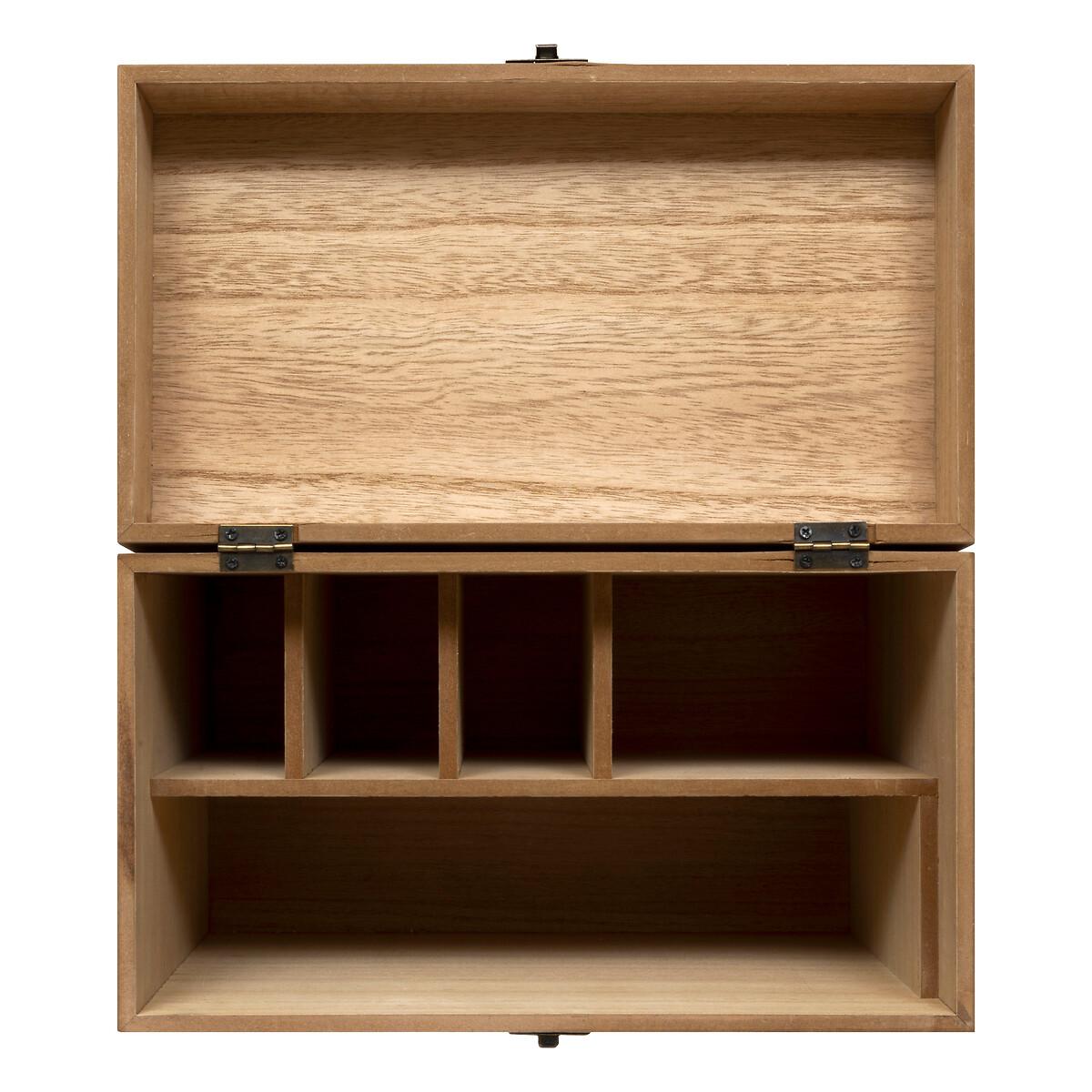 Caixa de farm&aacute;cia LIT bege em madeira