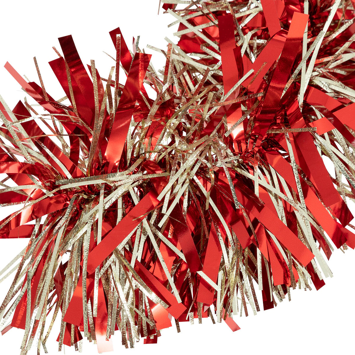 Grinalda vermelho e dourado brilhante 200cm