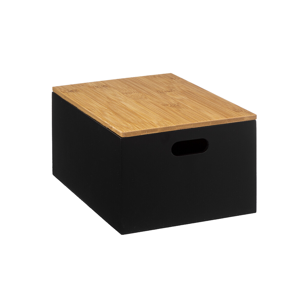 Conjunto de 3 caixas de arrumação com tampa BAVA