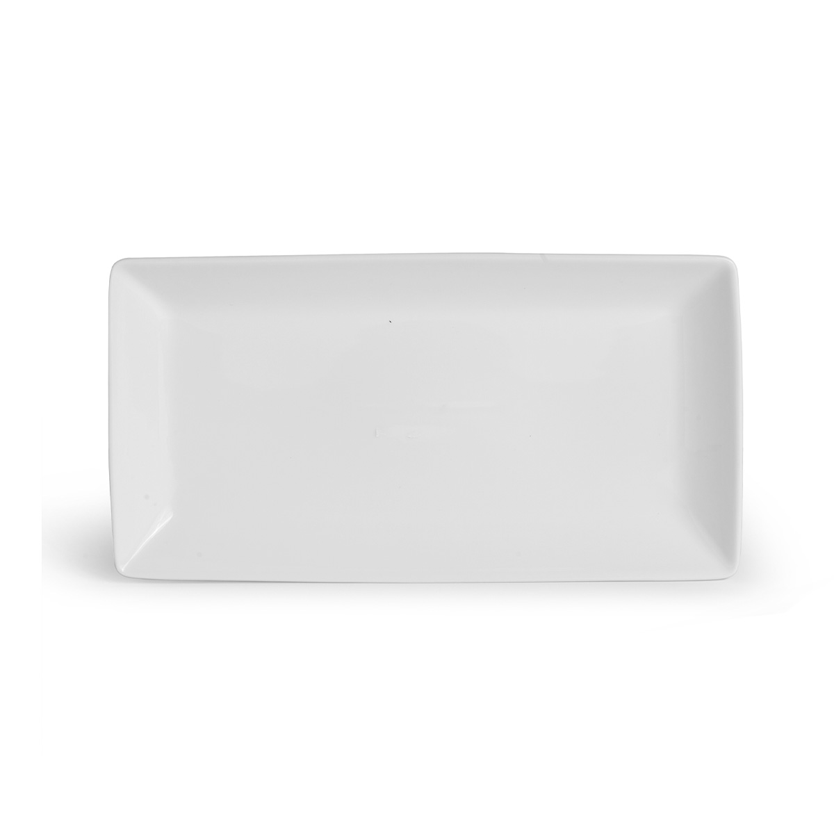 Travessa retangular em porcelana 30,5x15,5cm