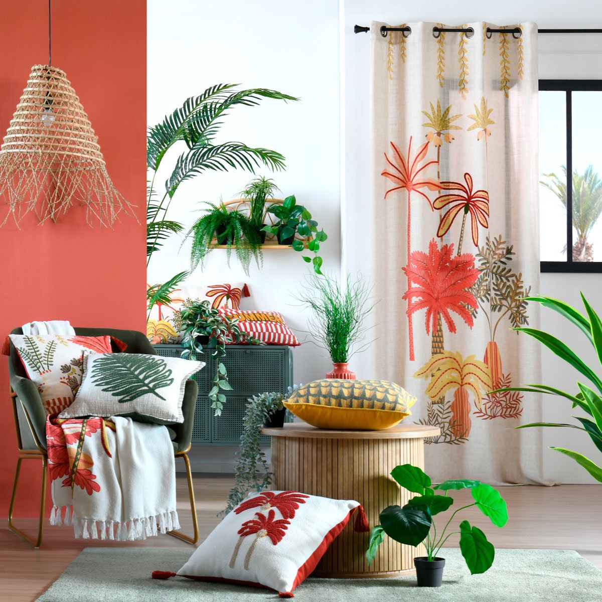 Almofada MAOTA cru em algod&atilde;o 45x45cm