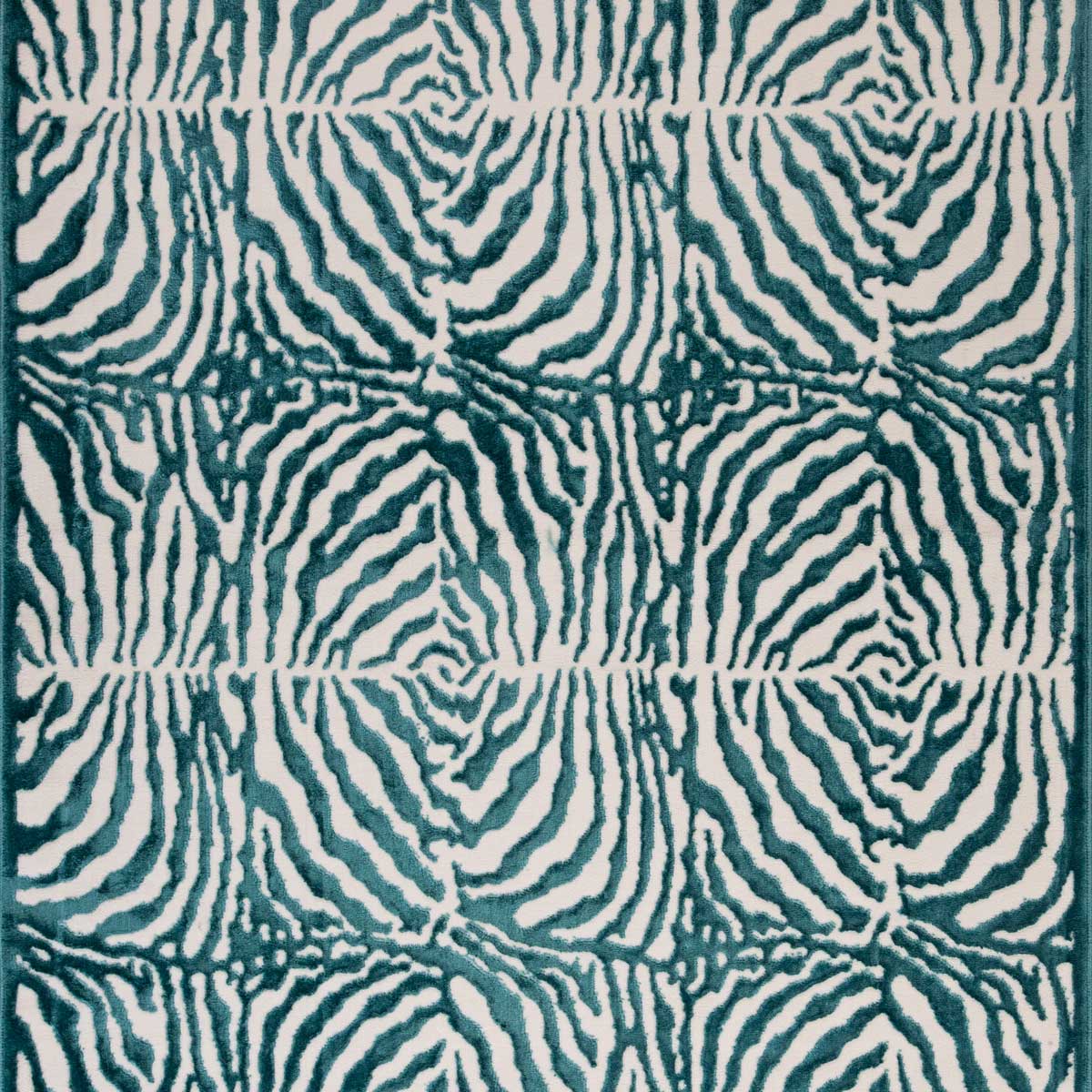 Tapete ZAHA zebra azul 200x285cm,  Tapete ZAHA zebra azul 200x285cm