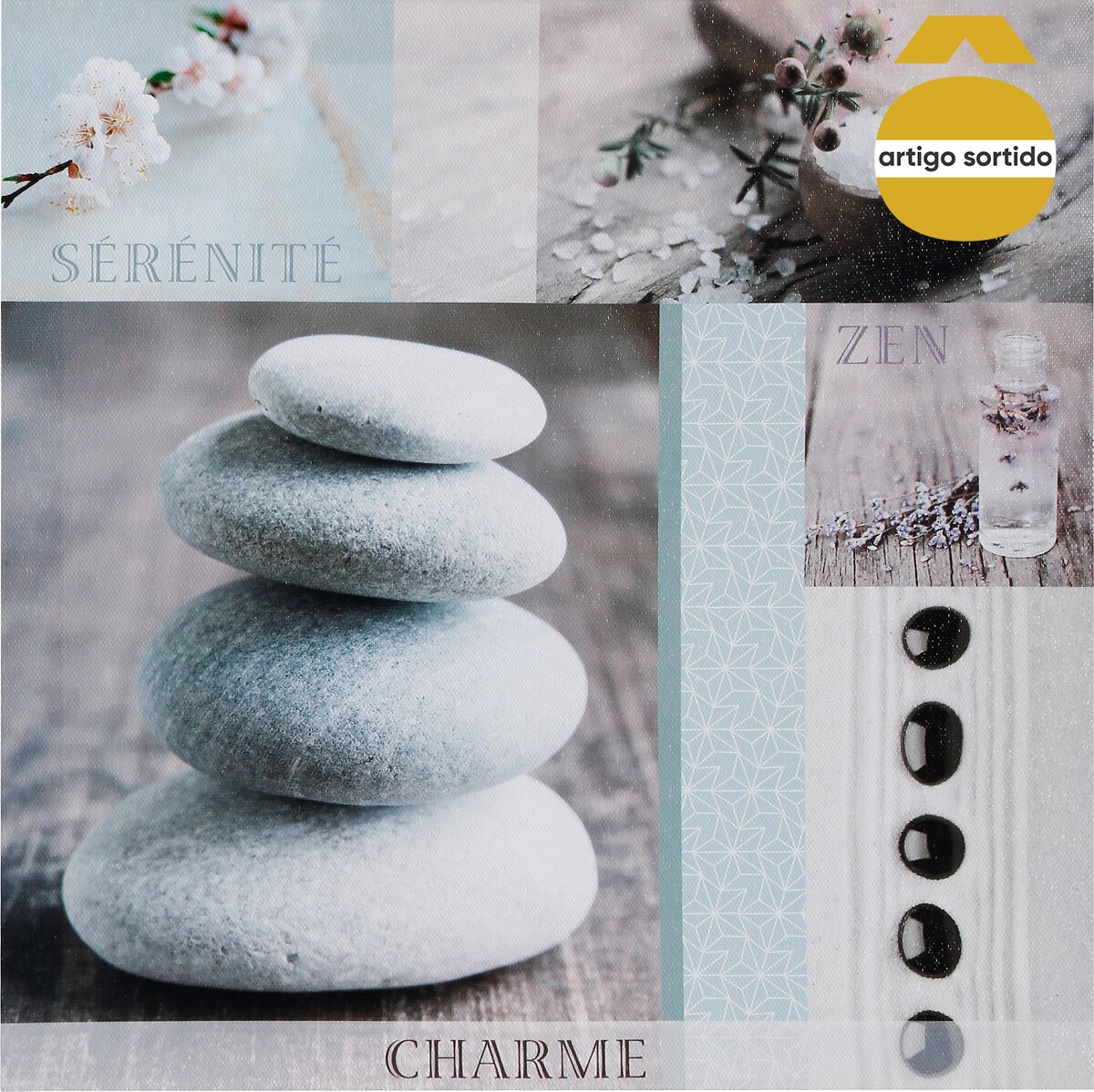 Quadro decorativo ZEN ROMANCE 28x28cm