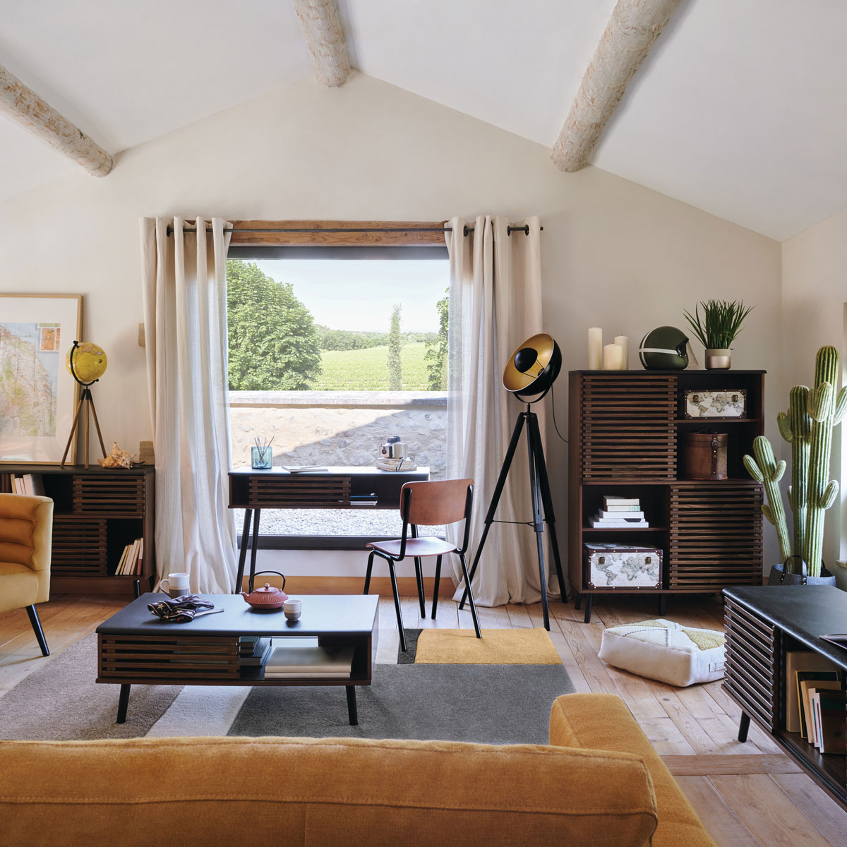 Cadeira Kiel Castanha