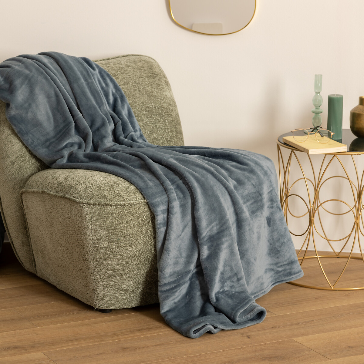 Manta CORALINA azul 180x230cm