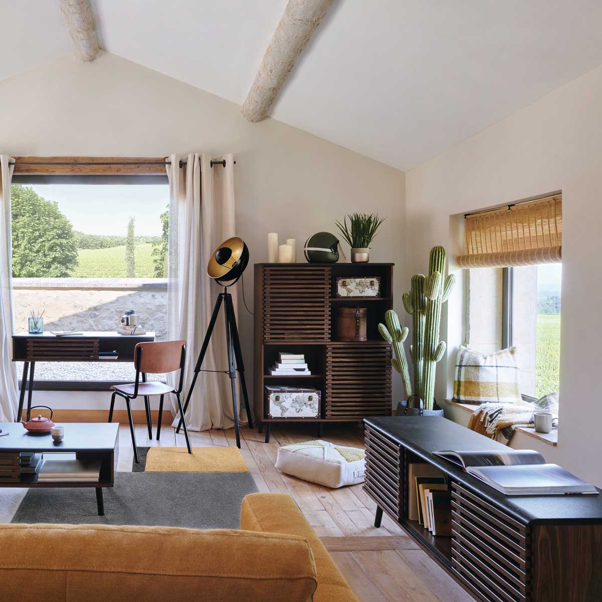 Baú decoração mundo ANZO 16x35cm