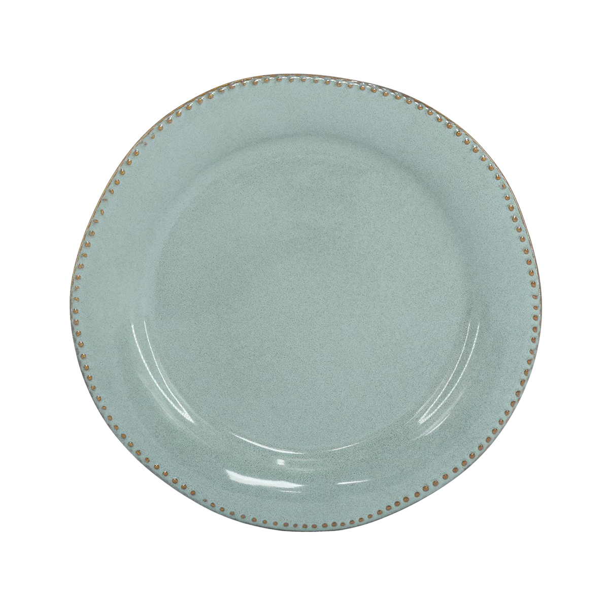 Prato raso CAPRI azul em cerâmica 27cm,  Prato raso CAPRI azul em cerâmica 27cm