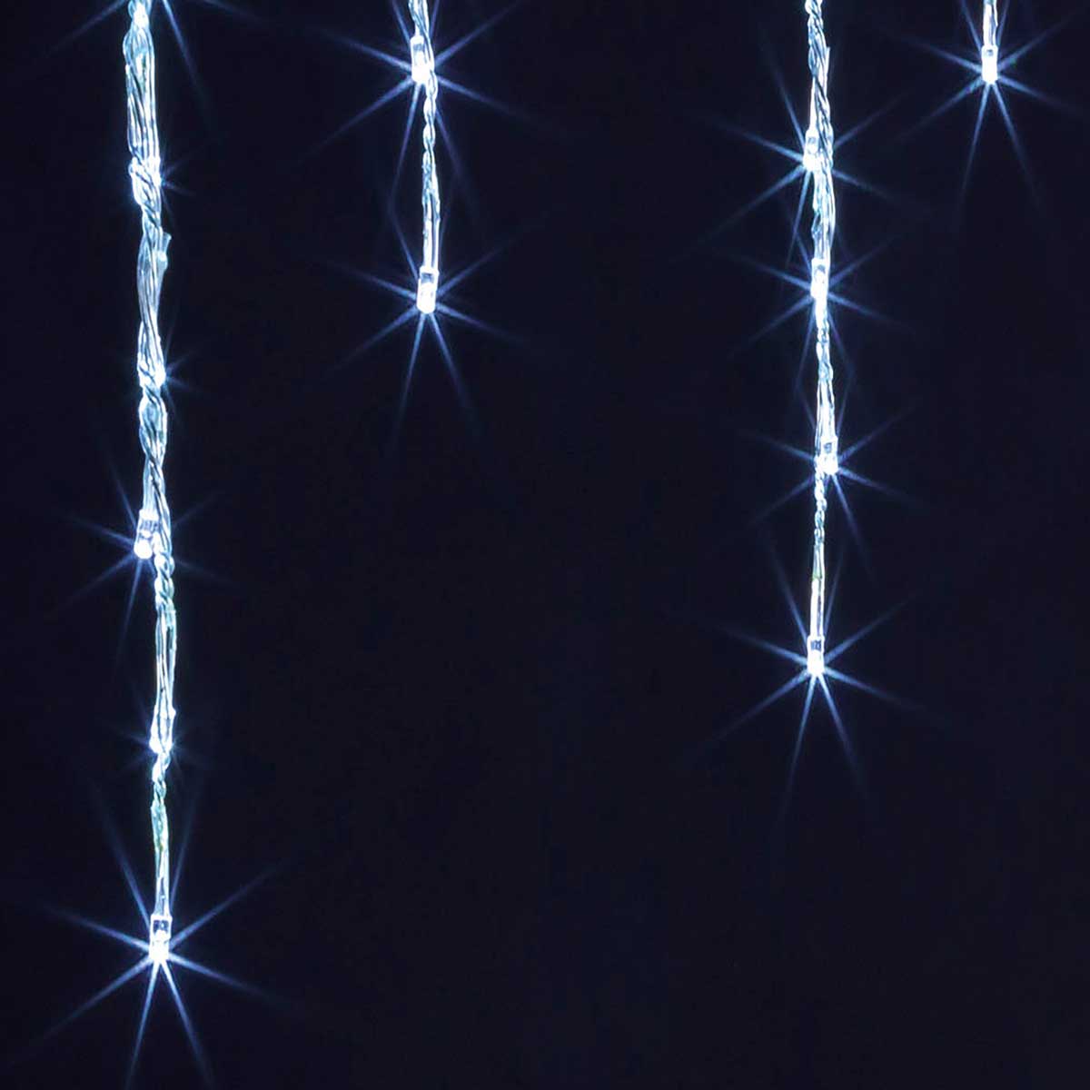 Cortina luminosa de natal efeito queda de neve 120 leds