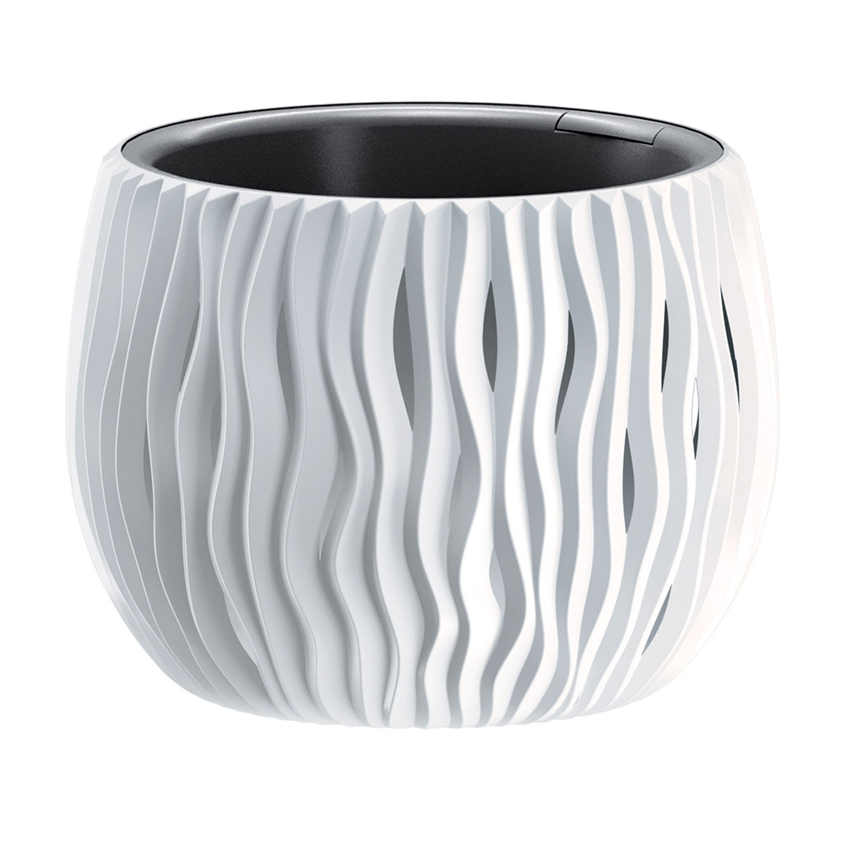 Floreira SANDY bowl branco 18cm
